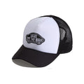 Patch Trucker Cap  - Black/White