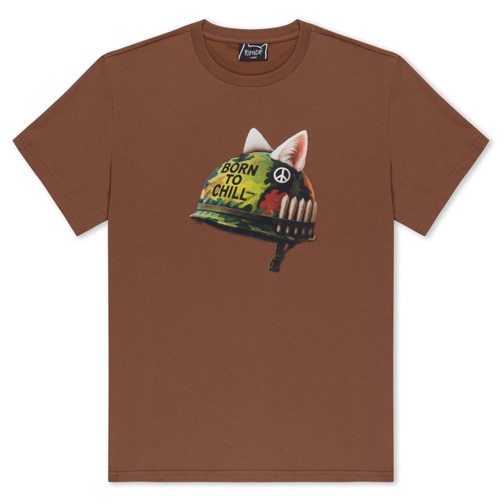 Born to Chill T-Shirt - Brown