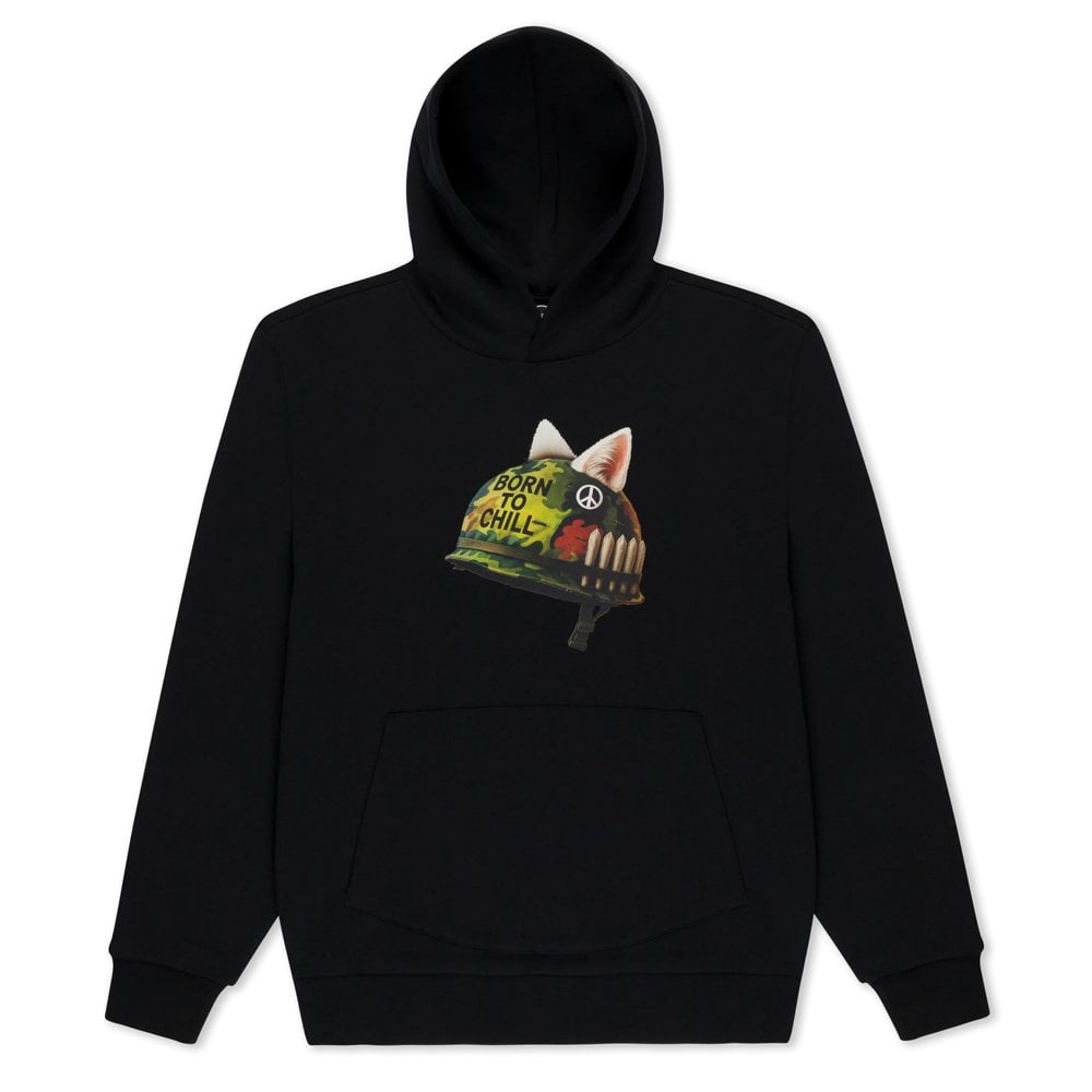 Born To Chill Hoodie - Black
