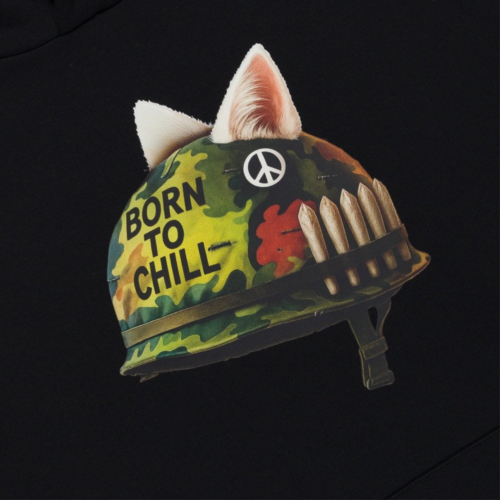 Born To Chill Hoodie - Black
