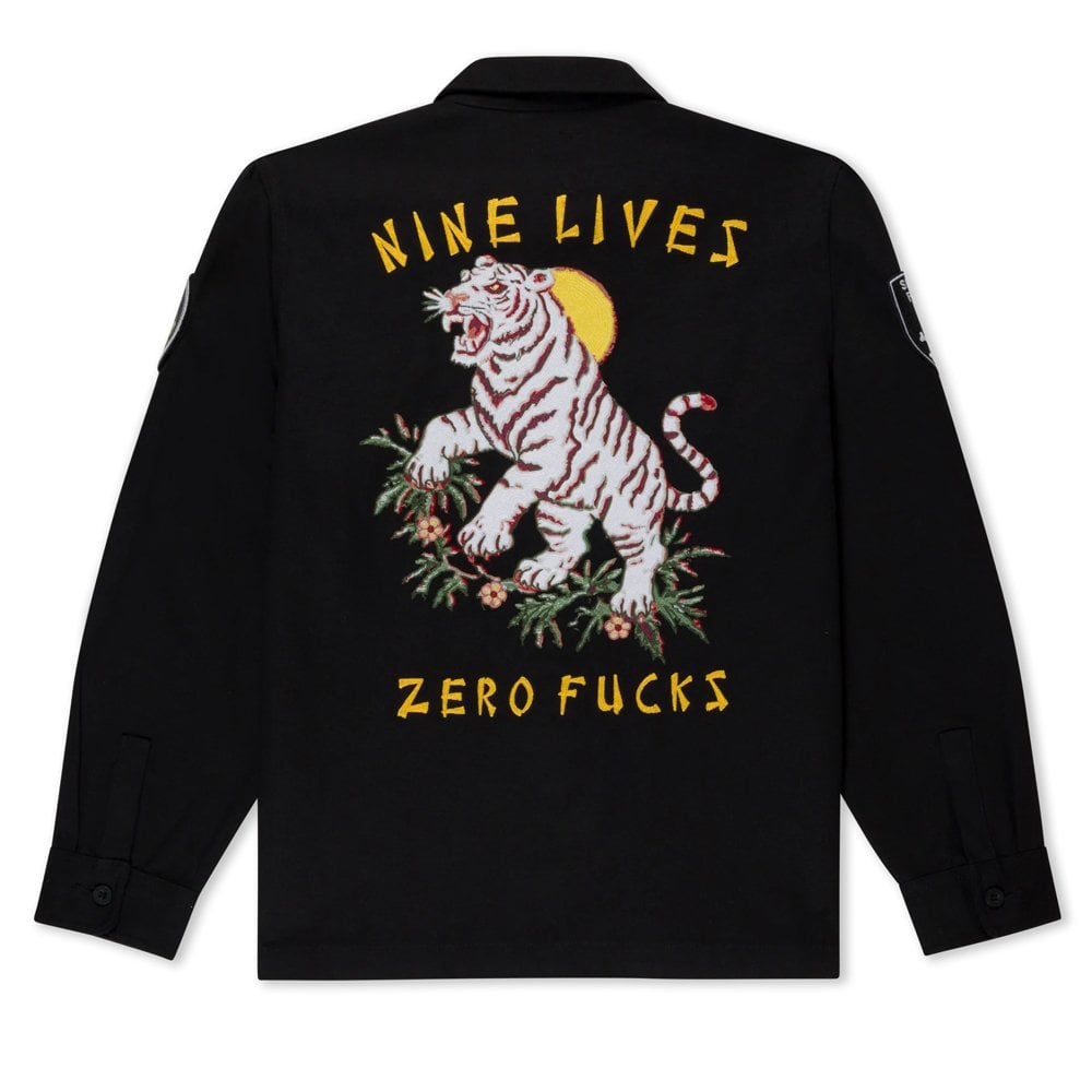 Nine Lives Military Jacket - Black
