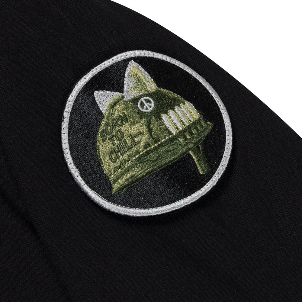Nine Lives Military Jacket - Black