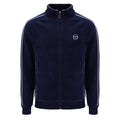 Tasso Velour Track Top - M Blue/White