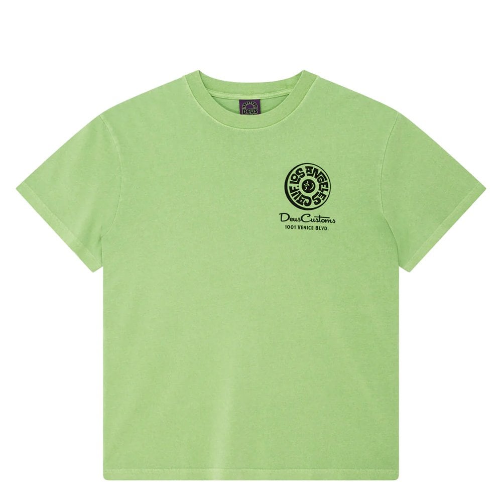 Los Angeles Address T-Shirt - Parrot Grn