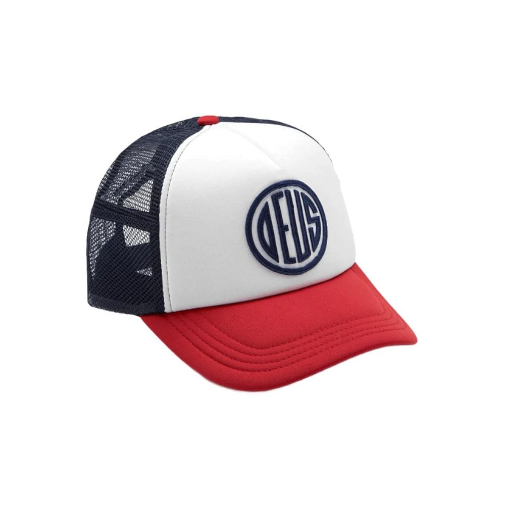 Pill Trucker - Red/Navy
