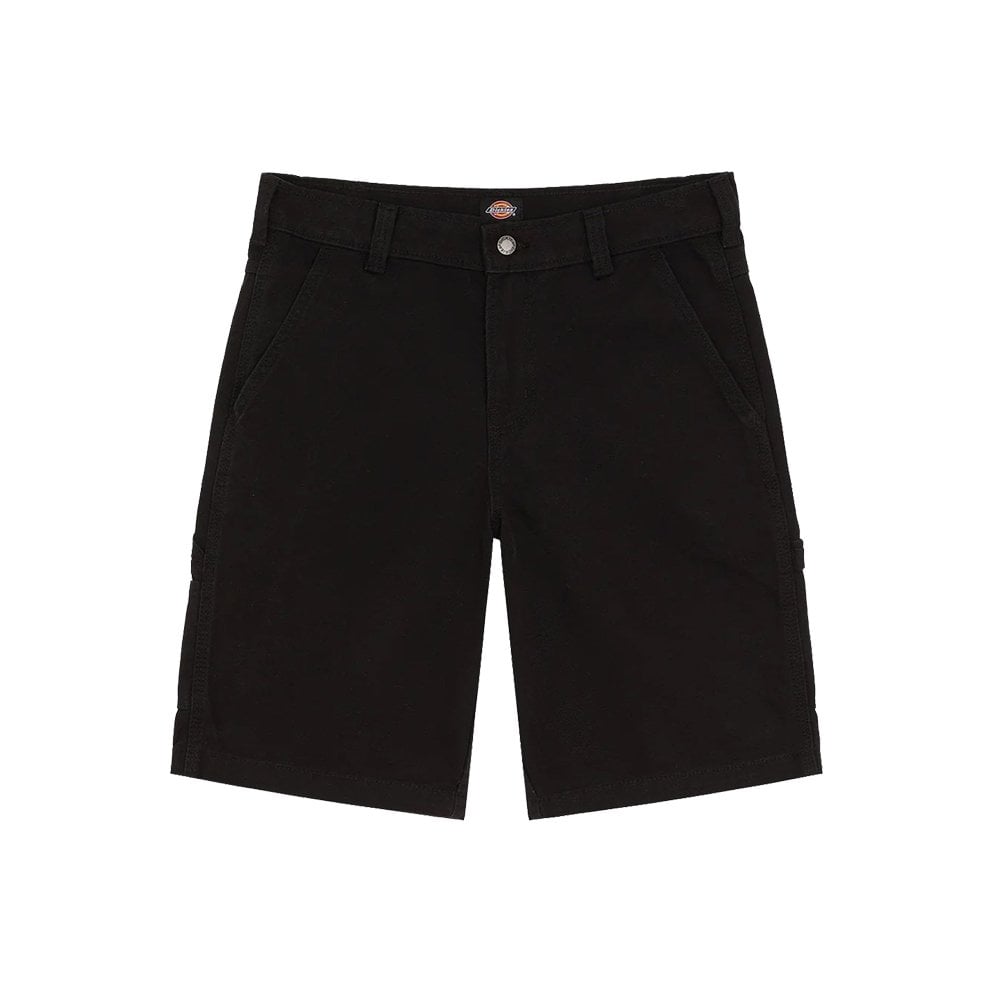 Canvas 11-Inch Carpenter Shorts - Black
