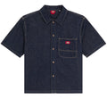 Denim Short Sleeve Shirt - Blue Rinsed