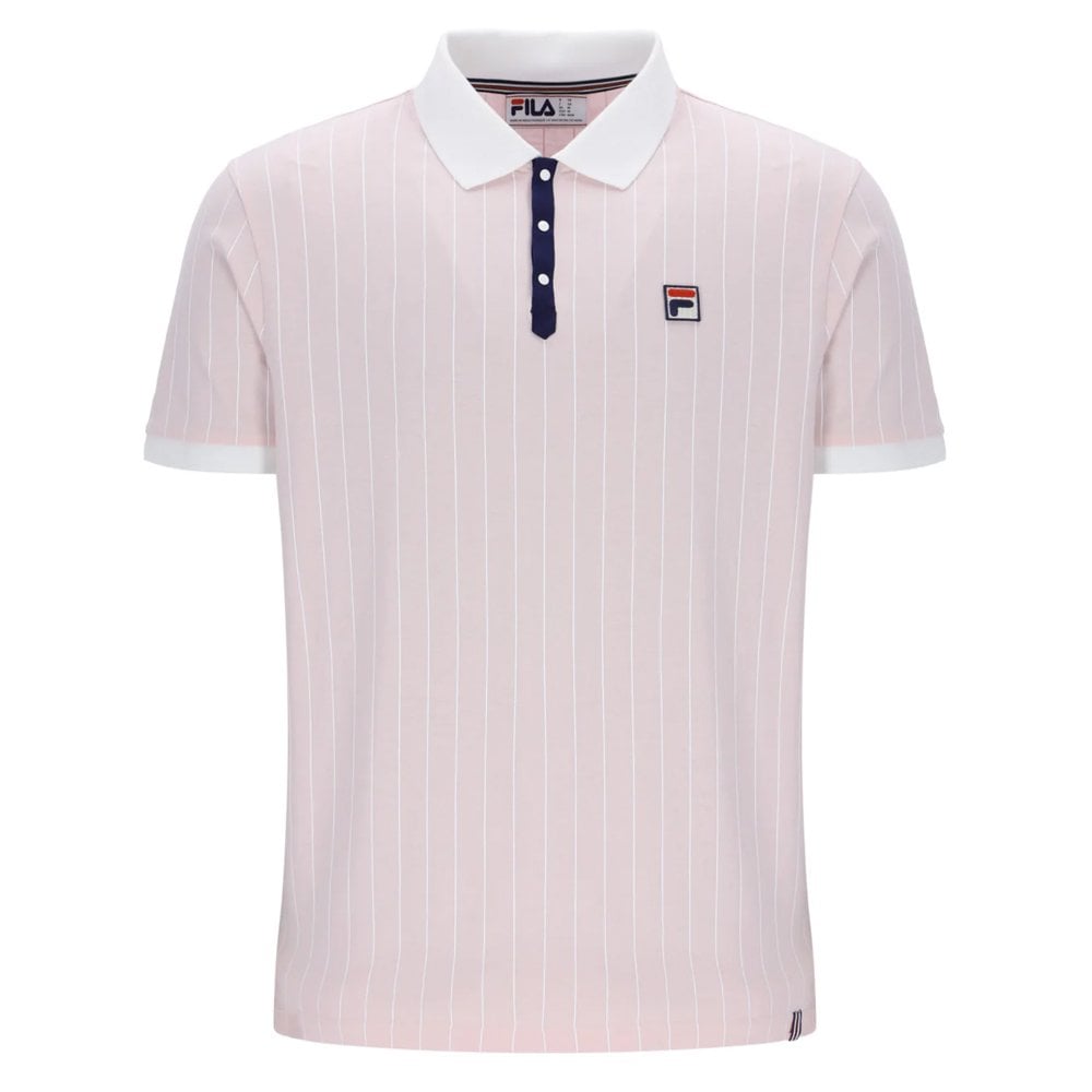 BB1 Classic Vintage Striped Polo - Pale Lilac
