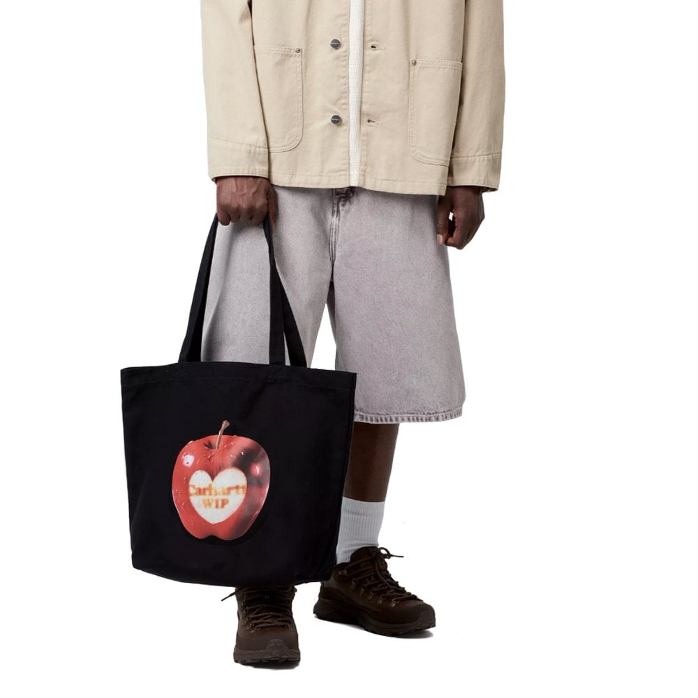 Canvas Spoiled Tote Bag  - Black