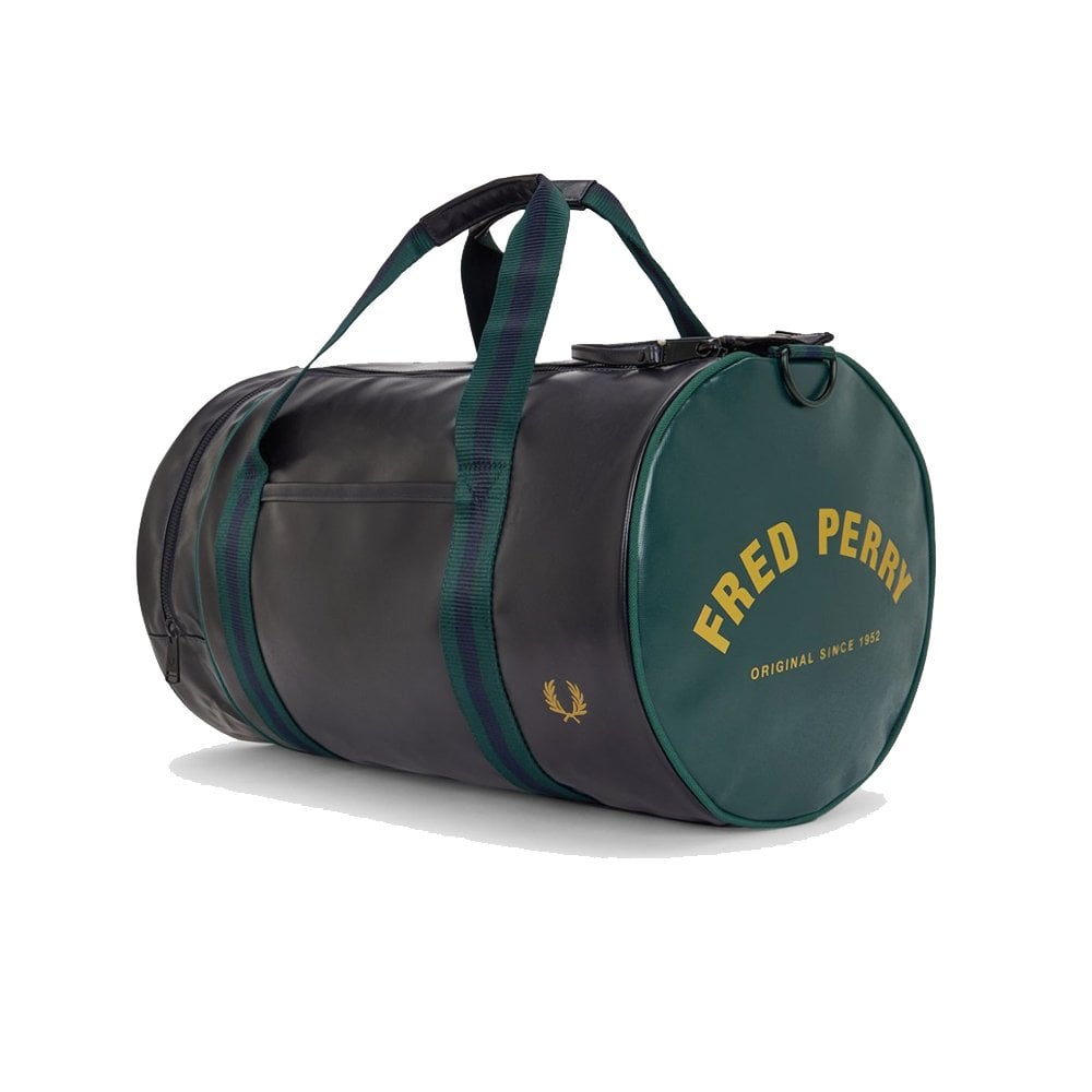 Classic Barrel Bag - Navy/Grassrt
