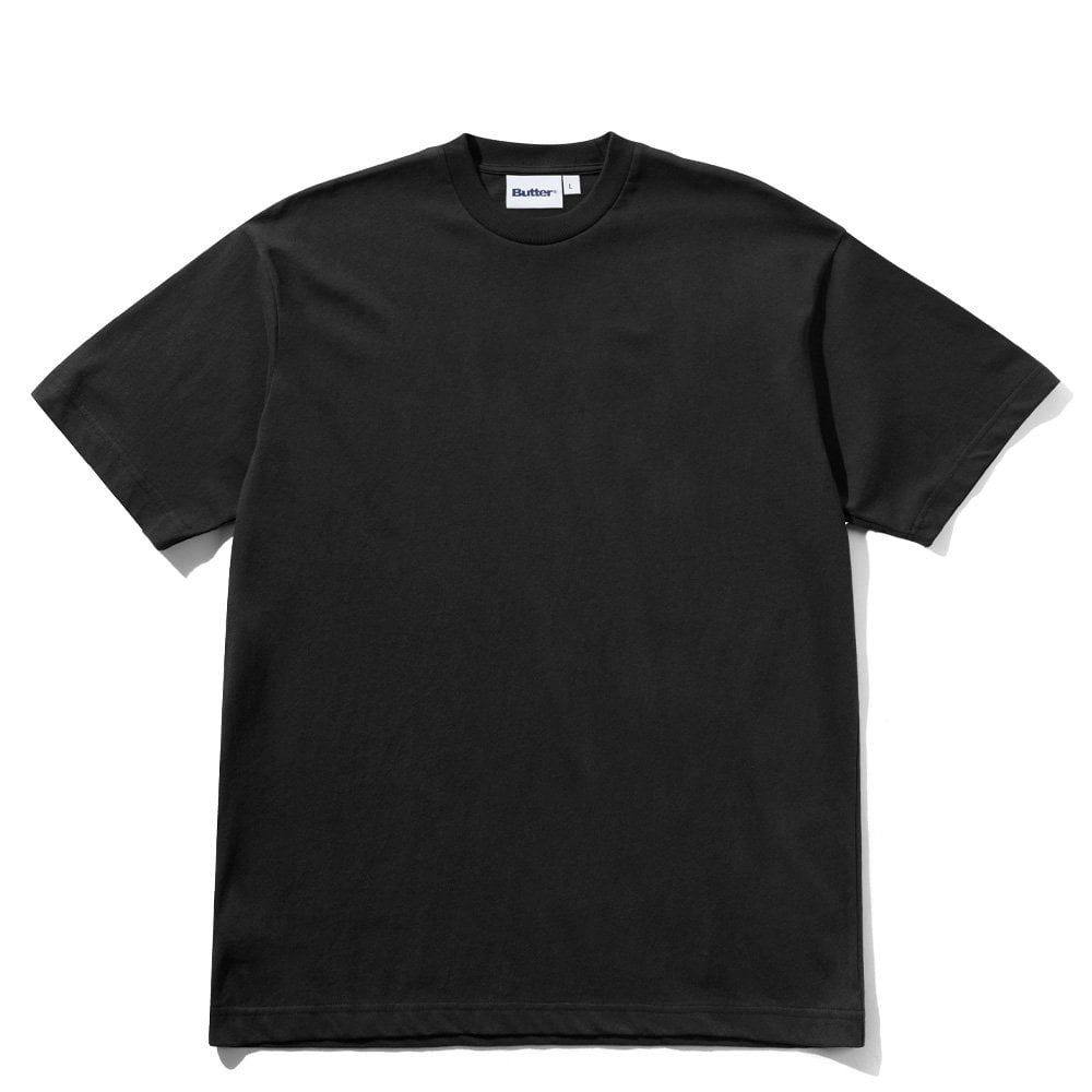 Nail Shoulder Print T-Shirt - Black