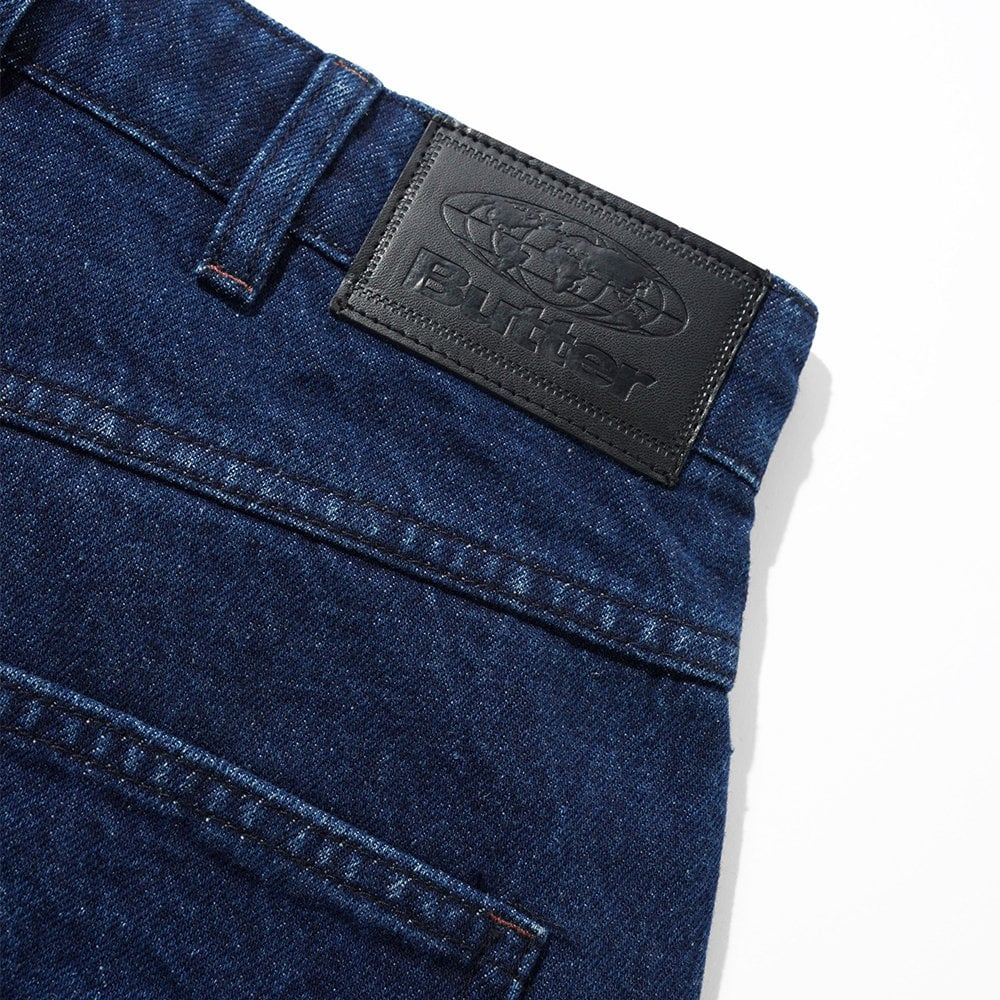 Drummer Baggy Denim Shorts - Raw Dk Indi