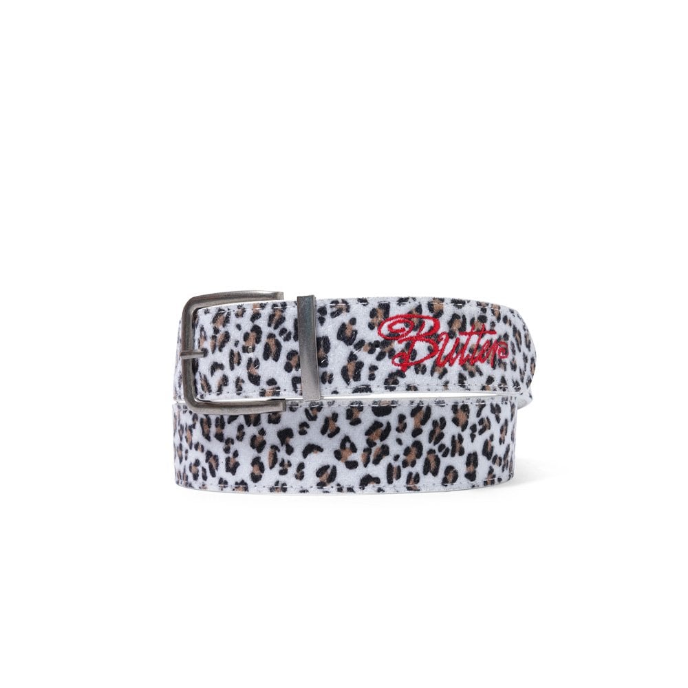 Animal Hide Belt - Snow Leopard