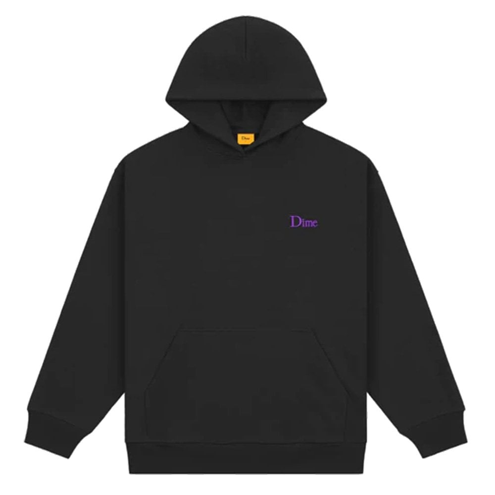 Small Logo Hoodie - Black/Purple
