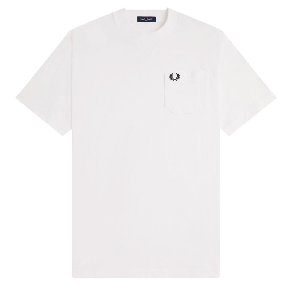 Pocket Detail T-Shirt - Snow White