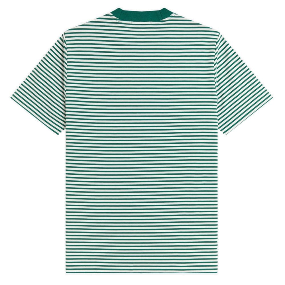 Fine Stripe Heavyweight T-Shirt - Sport Green