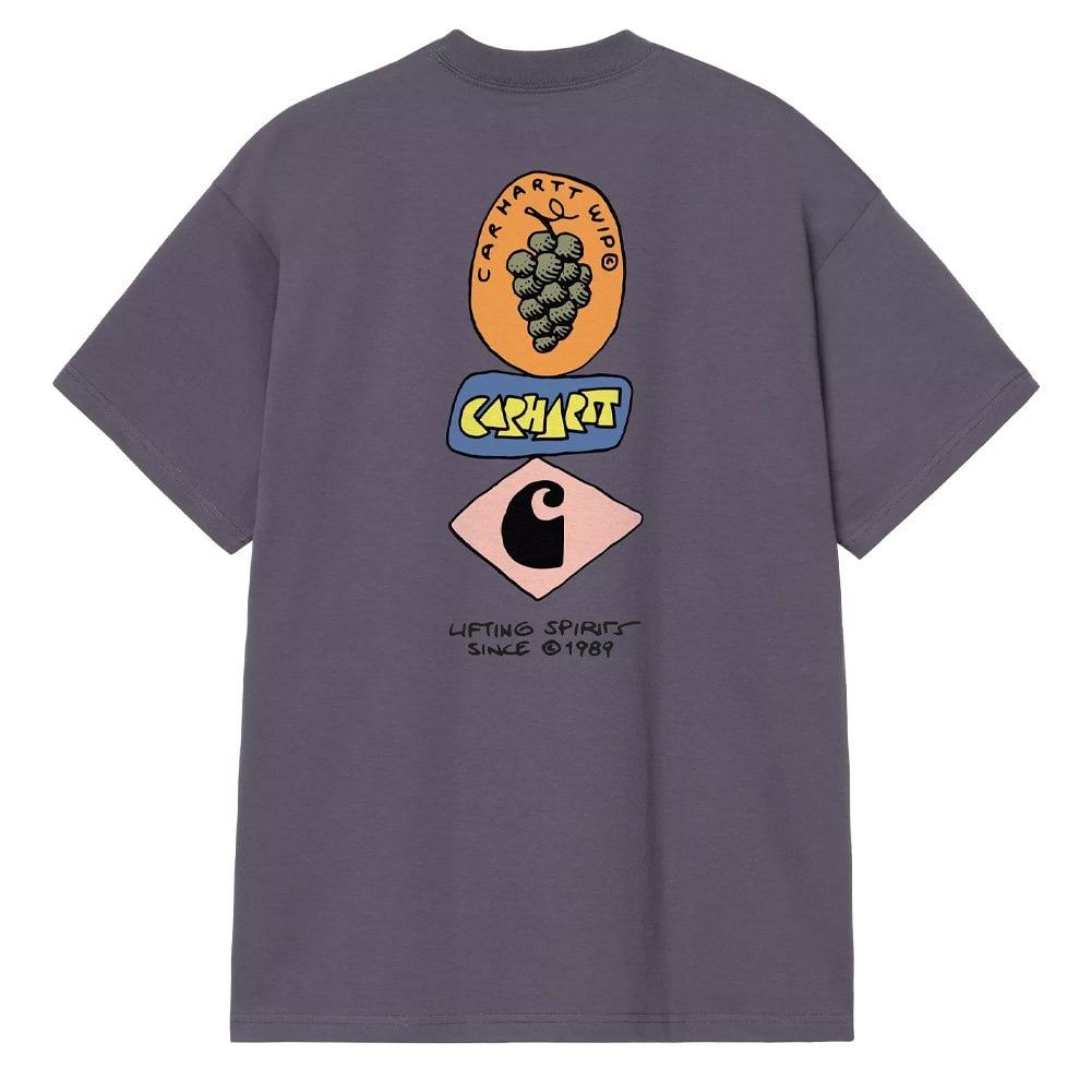 Stacked Grapes T-Shirt - Shady Purple