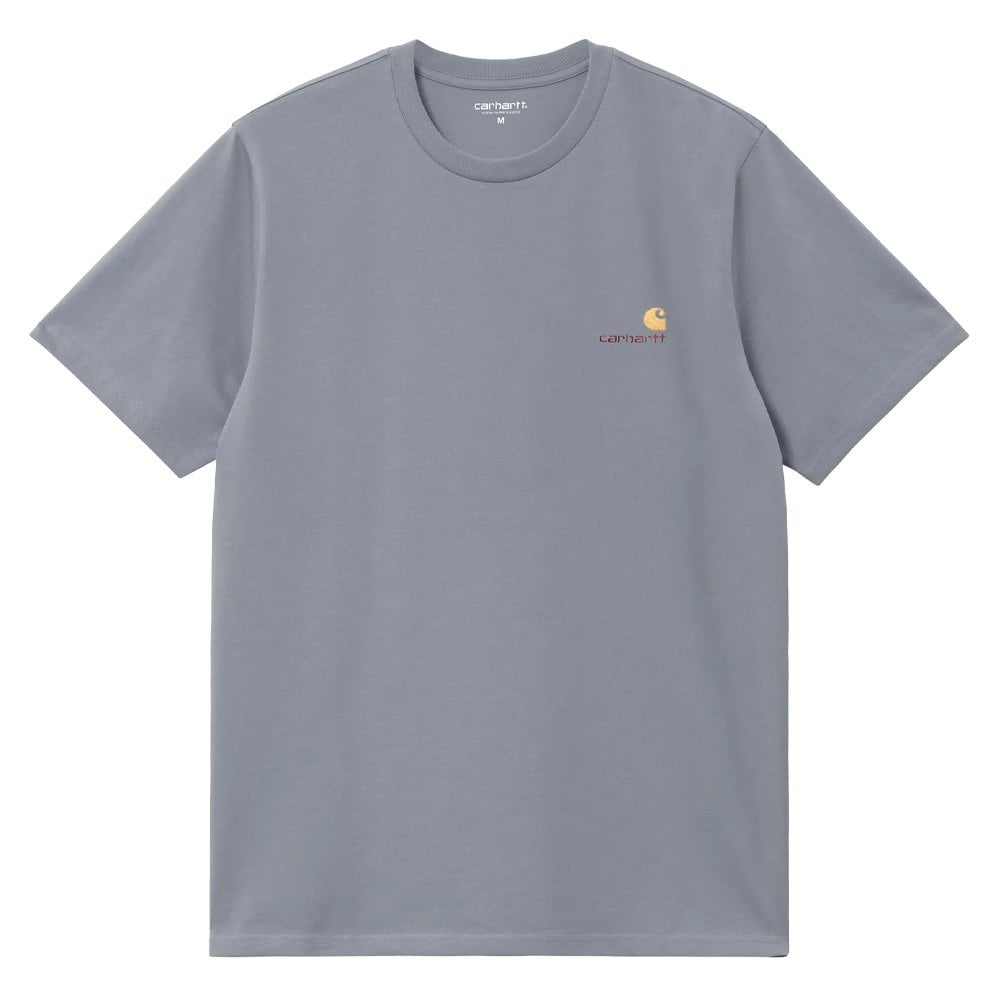 American Script T-Shirt - Shady Blue