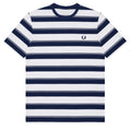 Fine Stripe T-Shirt - French Navy