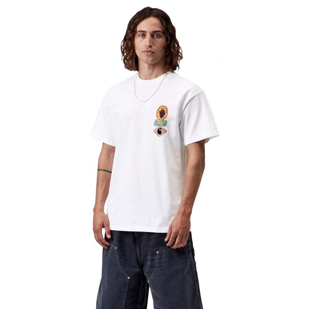 Stacked Grapes T-Shirt - White
