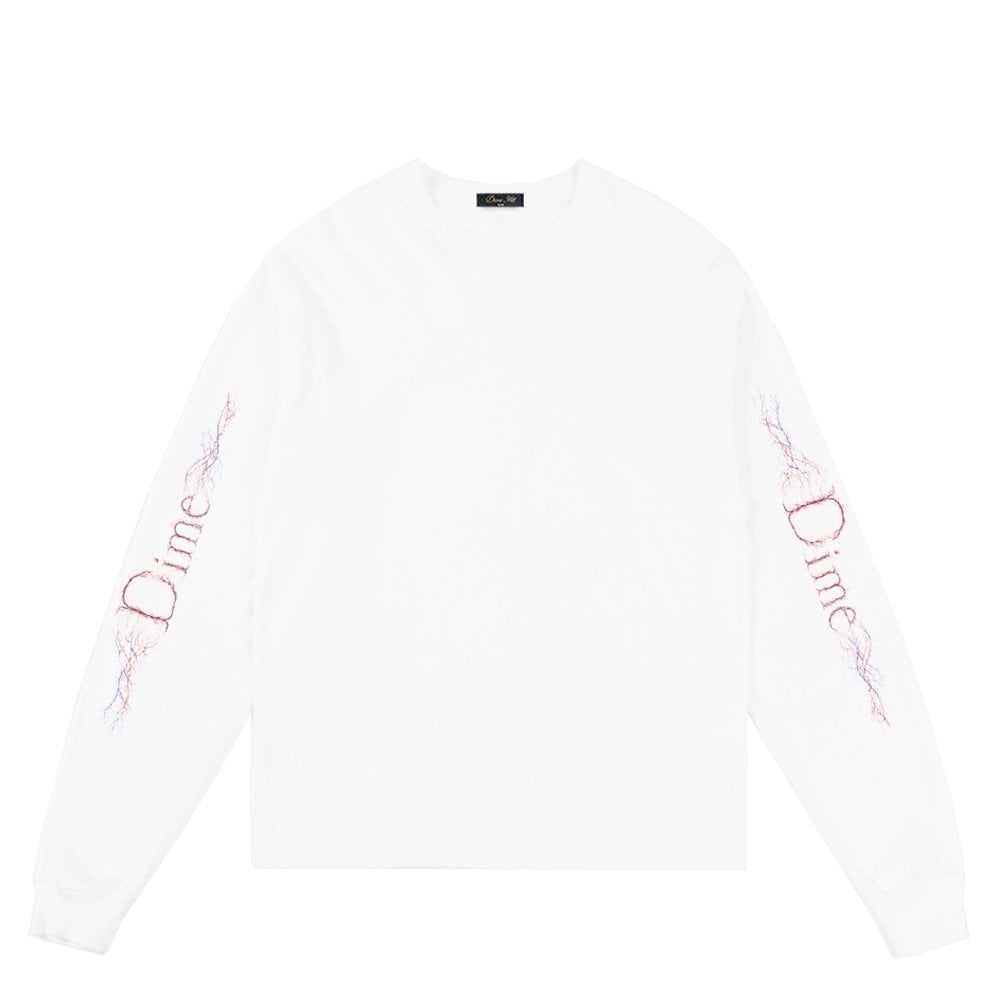 Classic Veins LS T-Shirt - White