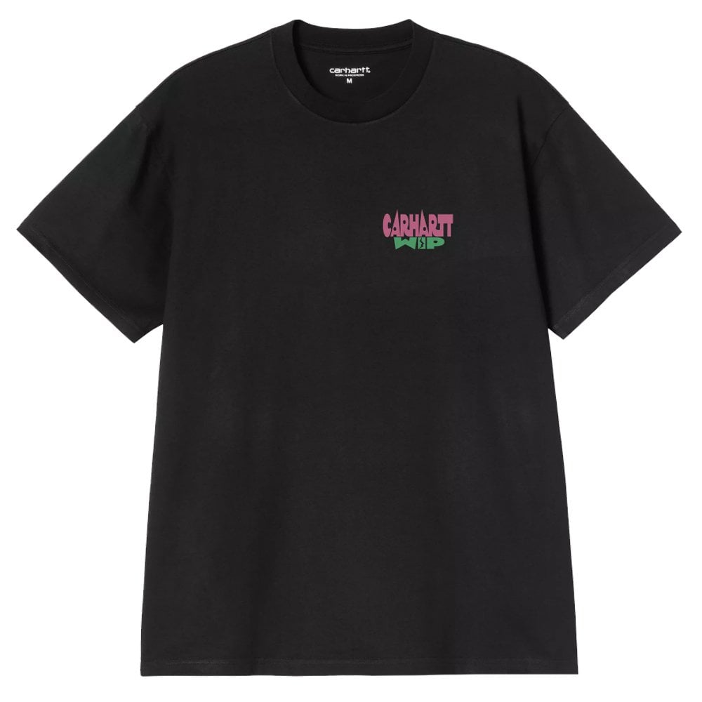 Luggage Label T-Shirt  - Black