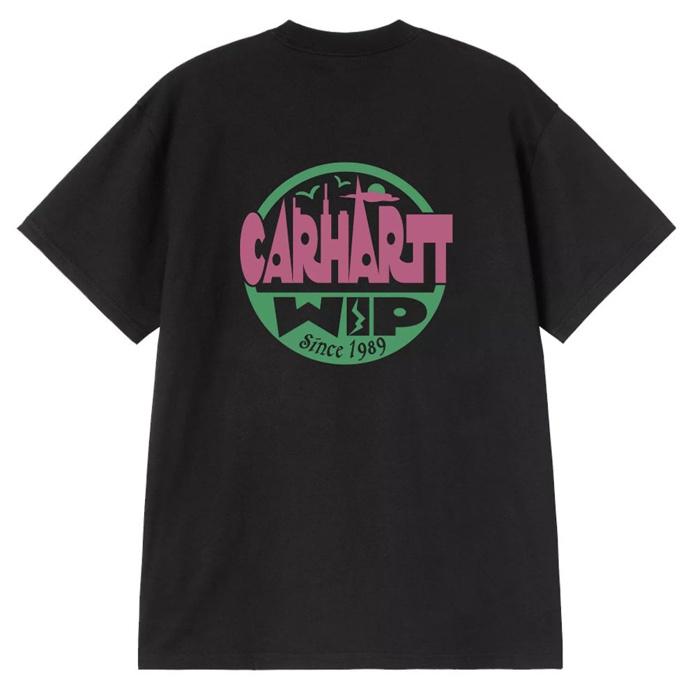 Luggage Label T-Shirt  - Black