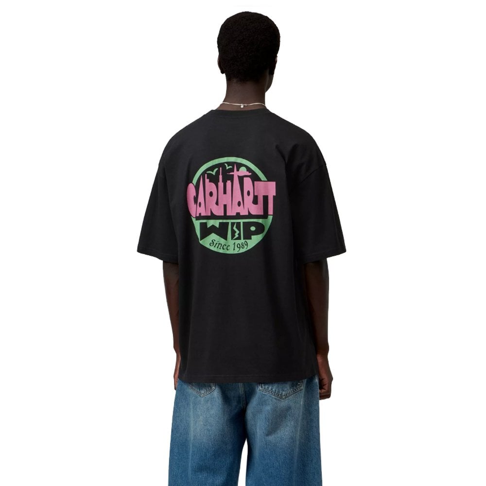 Luggage Label T-Shirt  - Black