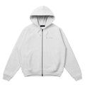 Classic Small Logo Zip Hoodie - Ash