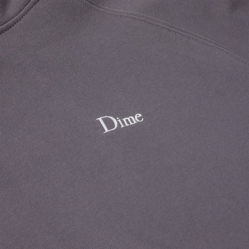 Classic Small Logo Zip Hoodie - Charc Grape