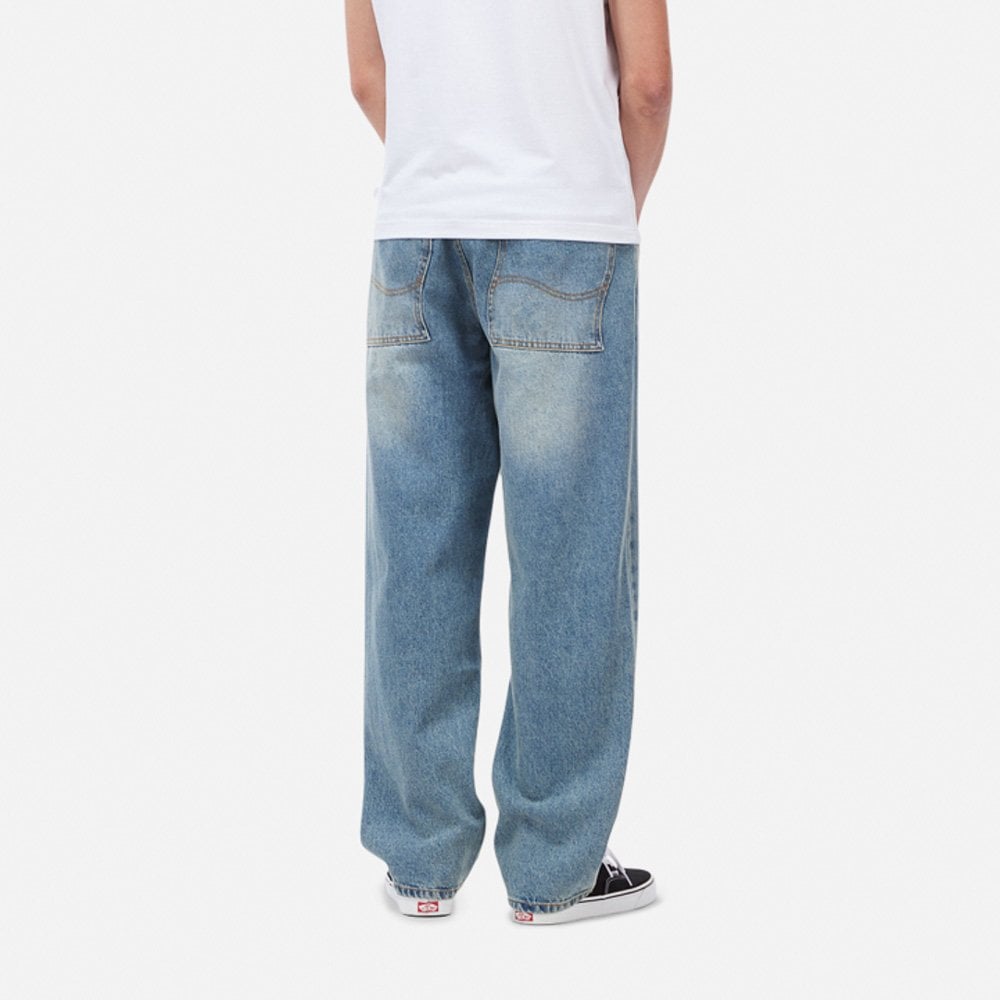 Relaxed Denim Pants - Sand Indigo