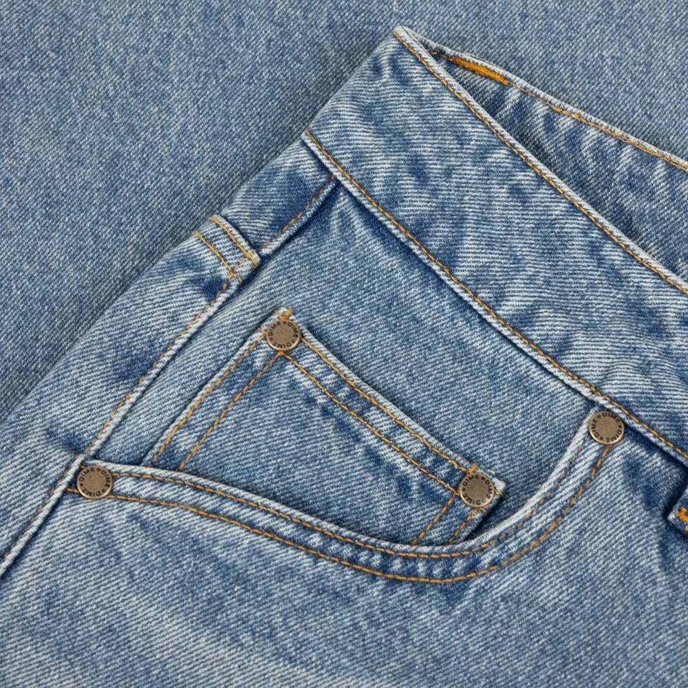 Relaxed Denim Pants - Sand Indigo