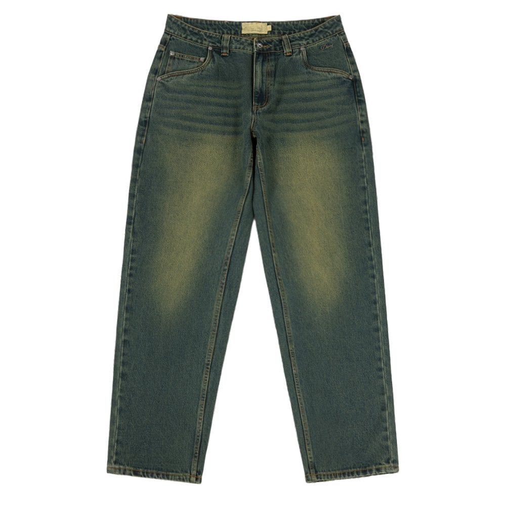 Relaxed Denim Pants - Sand Pine