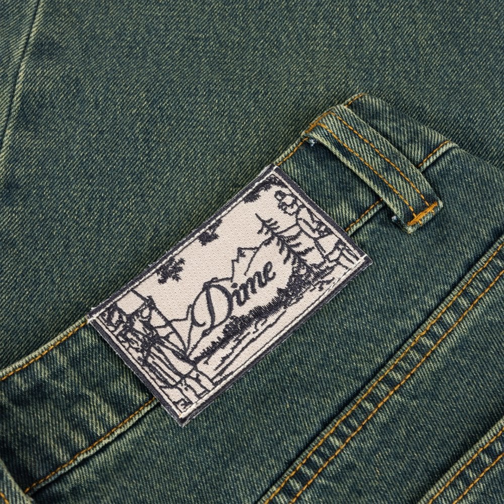 Relaxed Denim Pants - Sand Pine