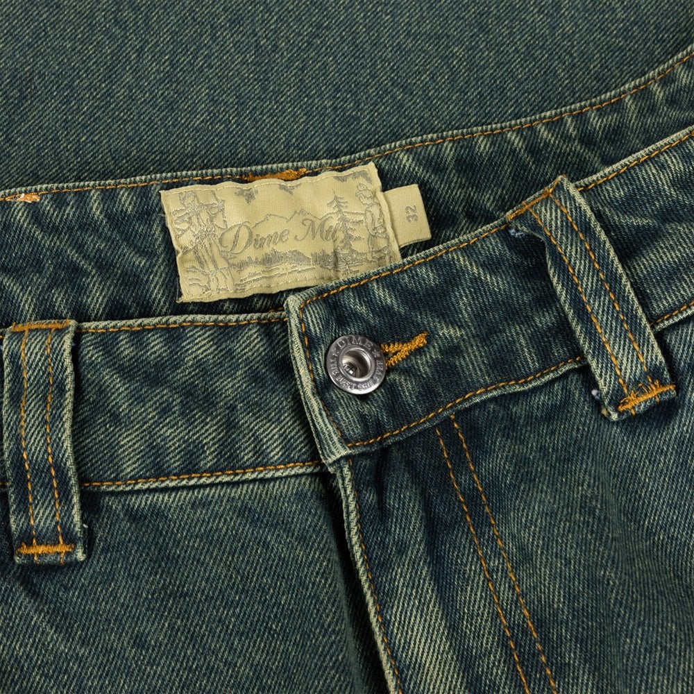 Relaxed Denim Pants - Sand Pine