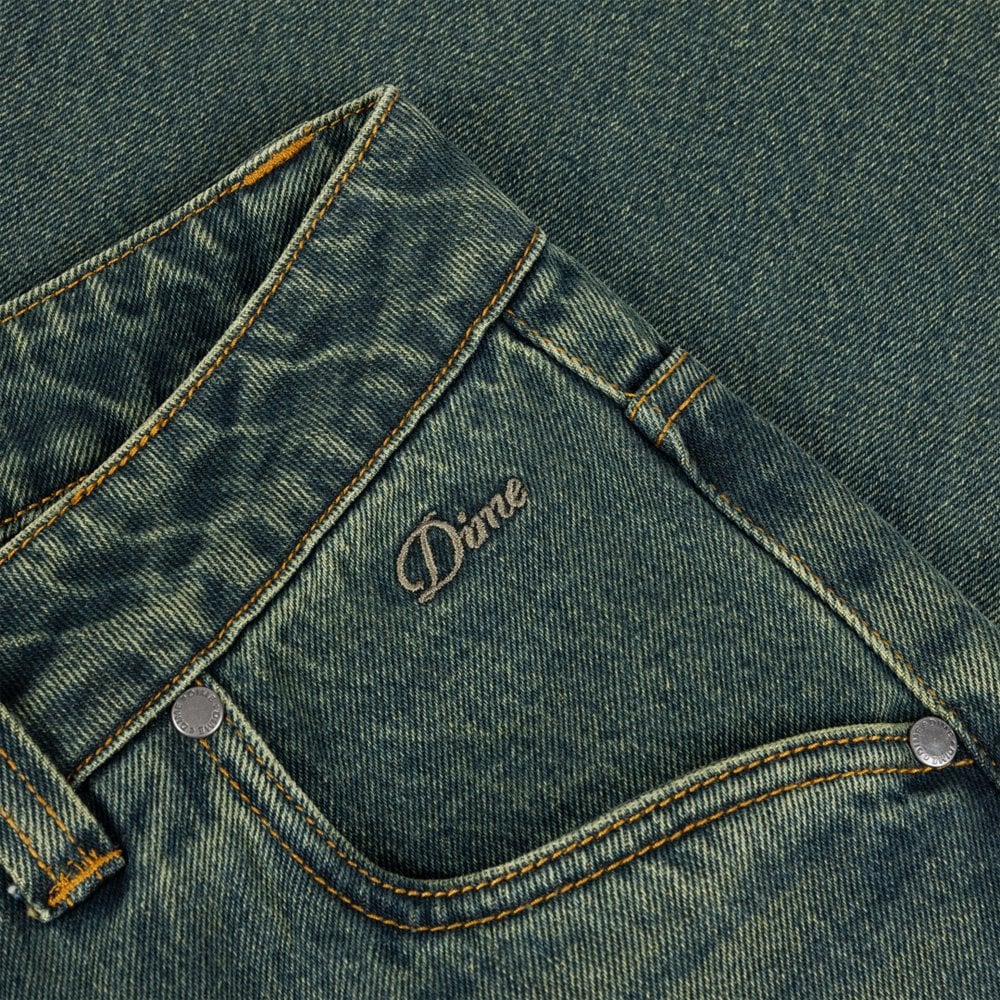 Relaxed Denim Pants - Sand Pine