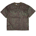 Cheetah Boxy Mesh T-Shirt  - Olive Khaki