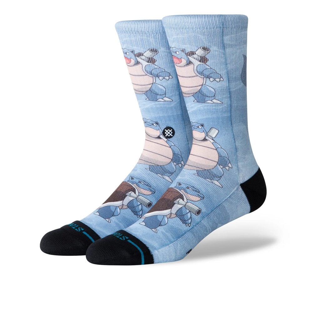 Blastoise Crew Sock - Blue
