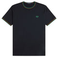 Twin Tipped T-Shirt - Navy/Dk Cara