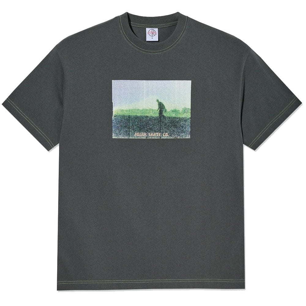 Beach Walk Contrast T-Shirt - Graph/Green