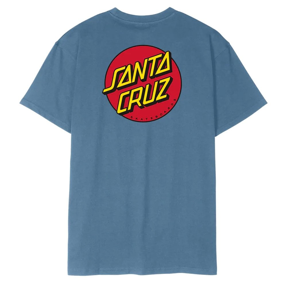 Classic Dot Chest T-Shirt - Faded Denim