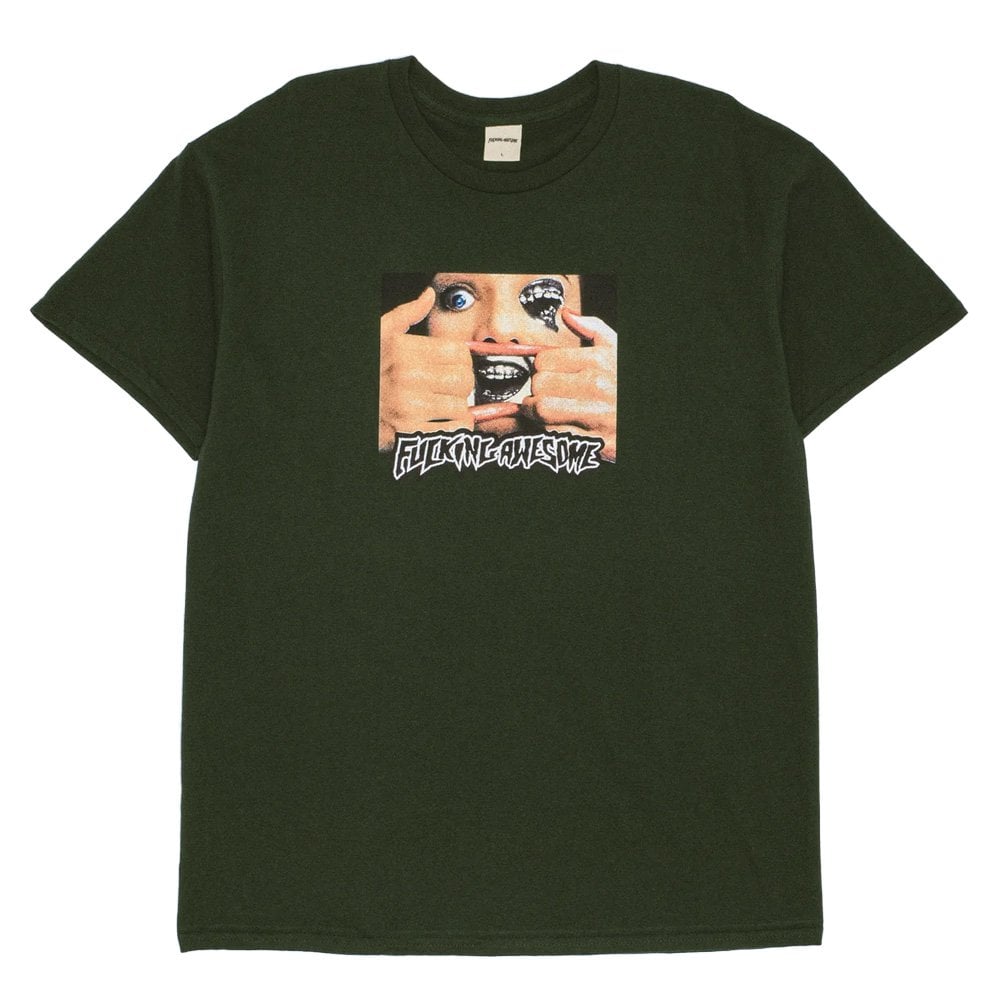 Brace Face T-Shirt - Forest