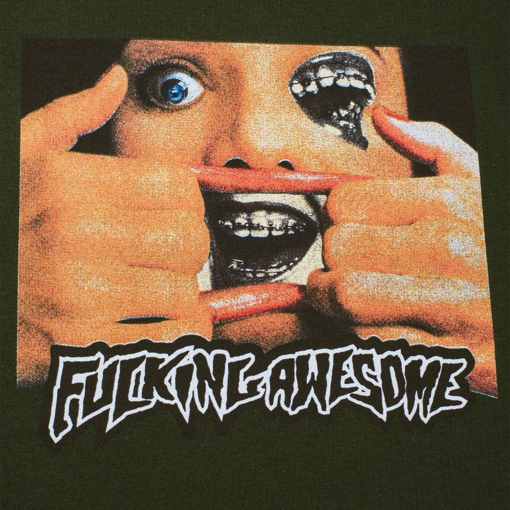 Brace Face T-Shirt - Forest