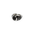 Onyx Signet Ring - Silver
