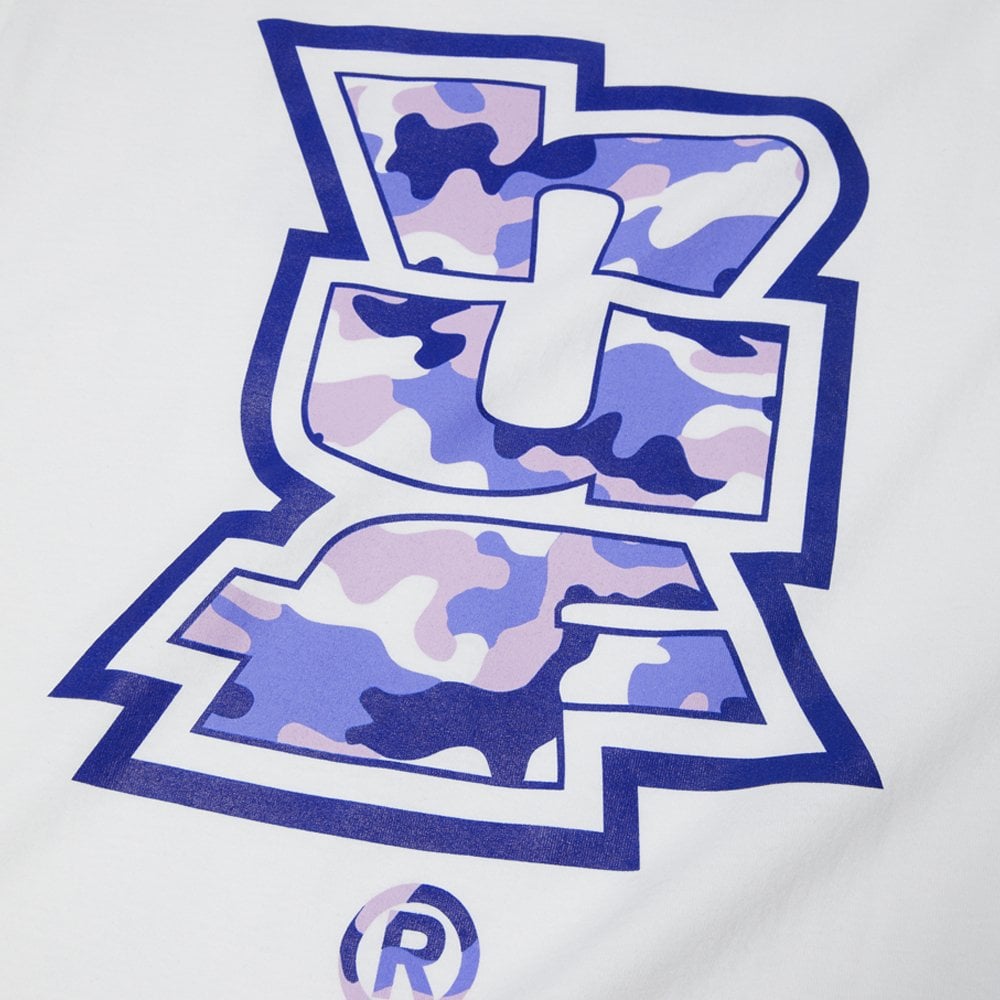 Megablast Camo T-Shirt  - White