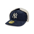 New York Yankees MLB Cord Dogear 59FIFTY Fitted Cap - Ny Navy/Wht