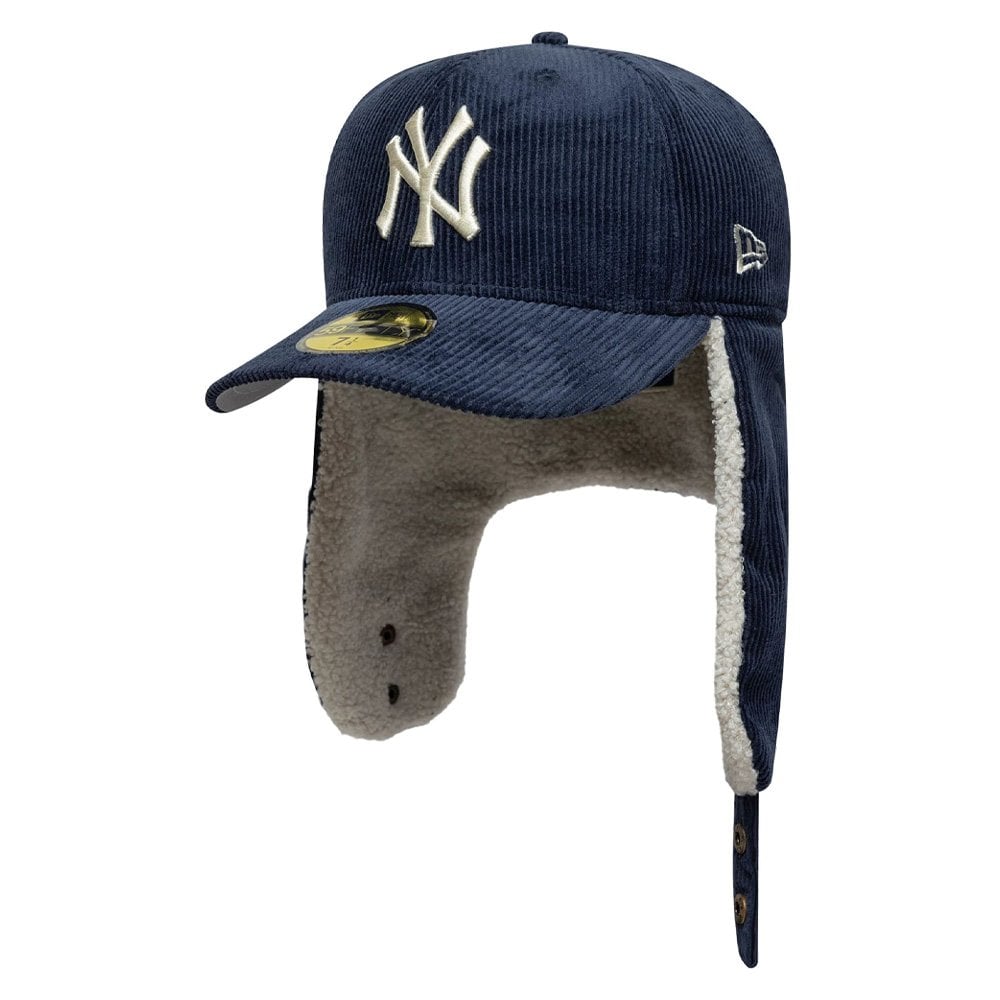 New York Yankees MLB Cord Dogear 59FIFTY Fitted Cap - Ny Navy/Wht