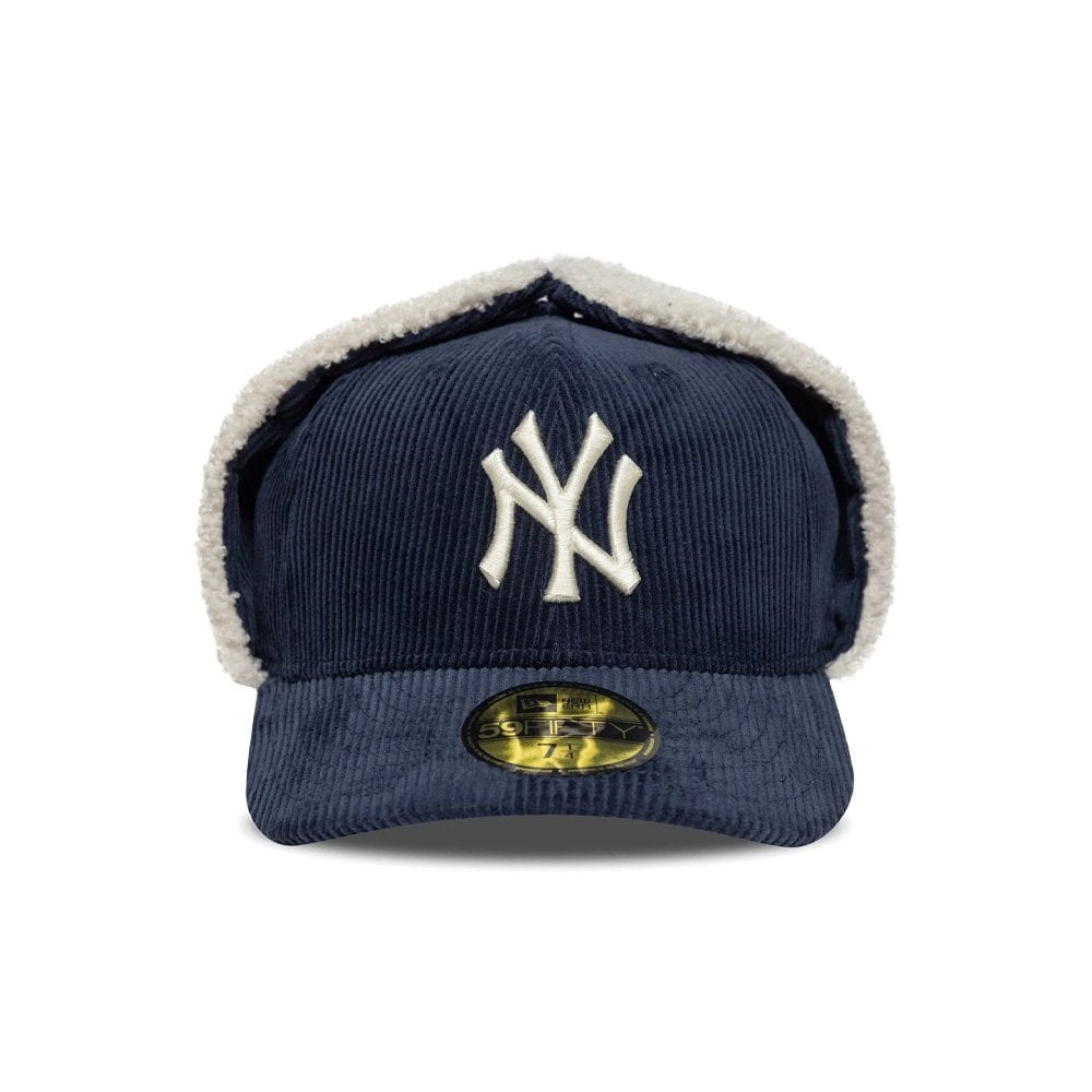 New York Yankees MLB Cord Dogear 59FIFTY Fitted Cap - Ny Navy/Wht