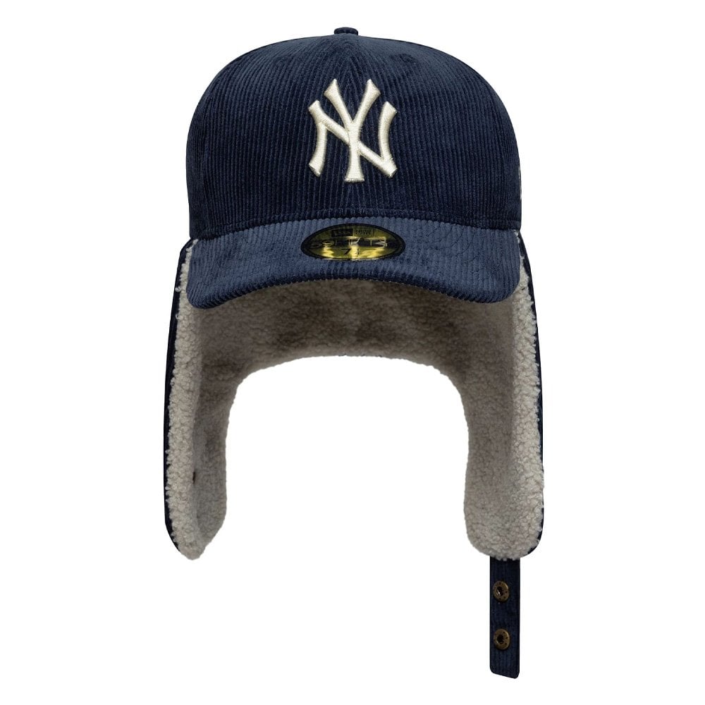 New York Yankees MLB Cord Dogear 59FIFTY Fitted Cap - Ny Navy/Wht
