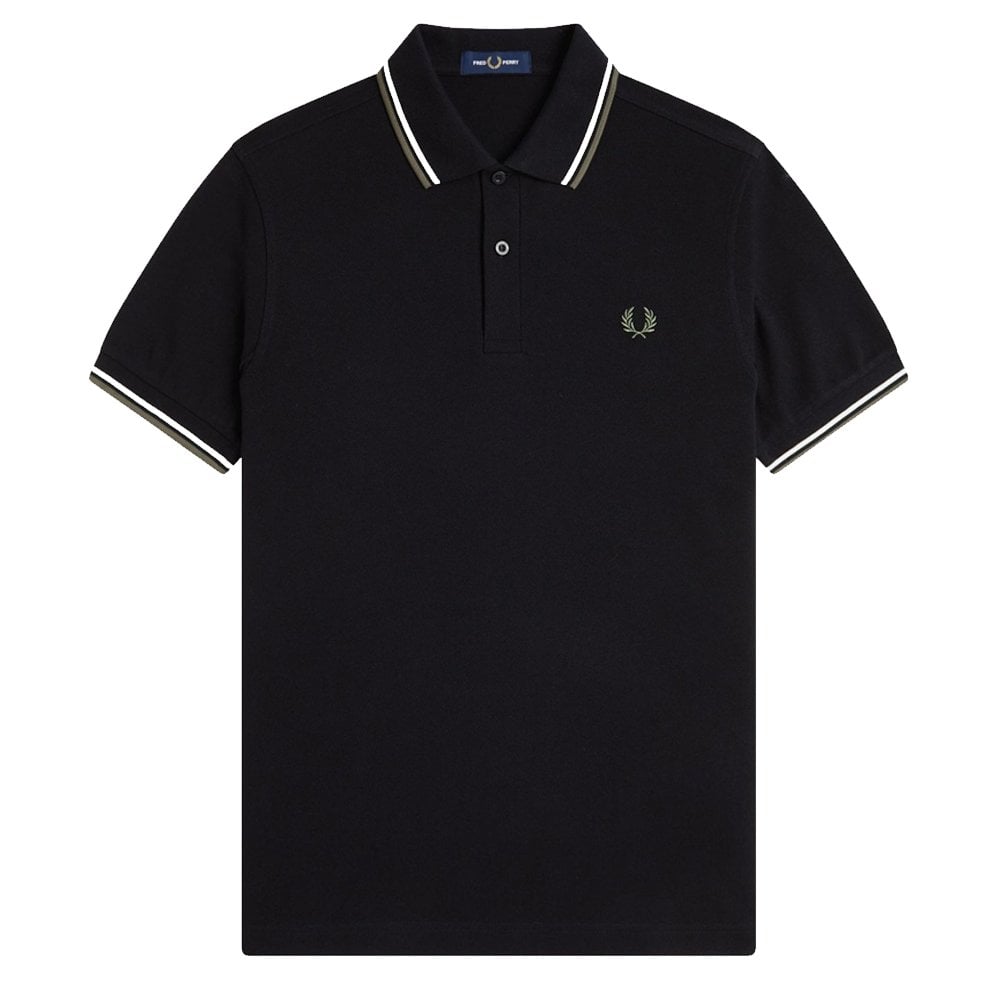 M3600 Polo Shirt - Blk/Ecru/Lrl